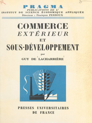 cover image of Commerce extérieur et sous-développement